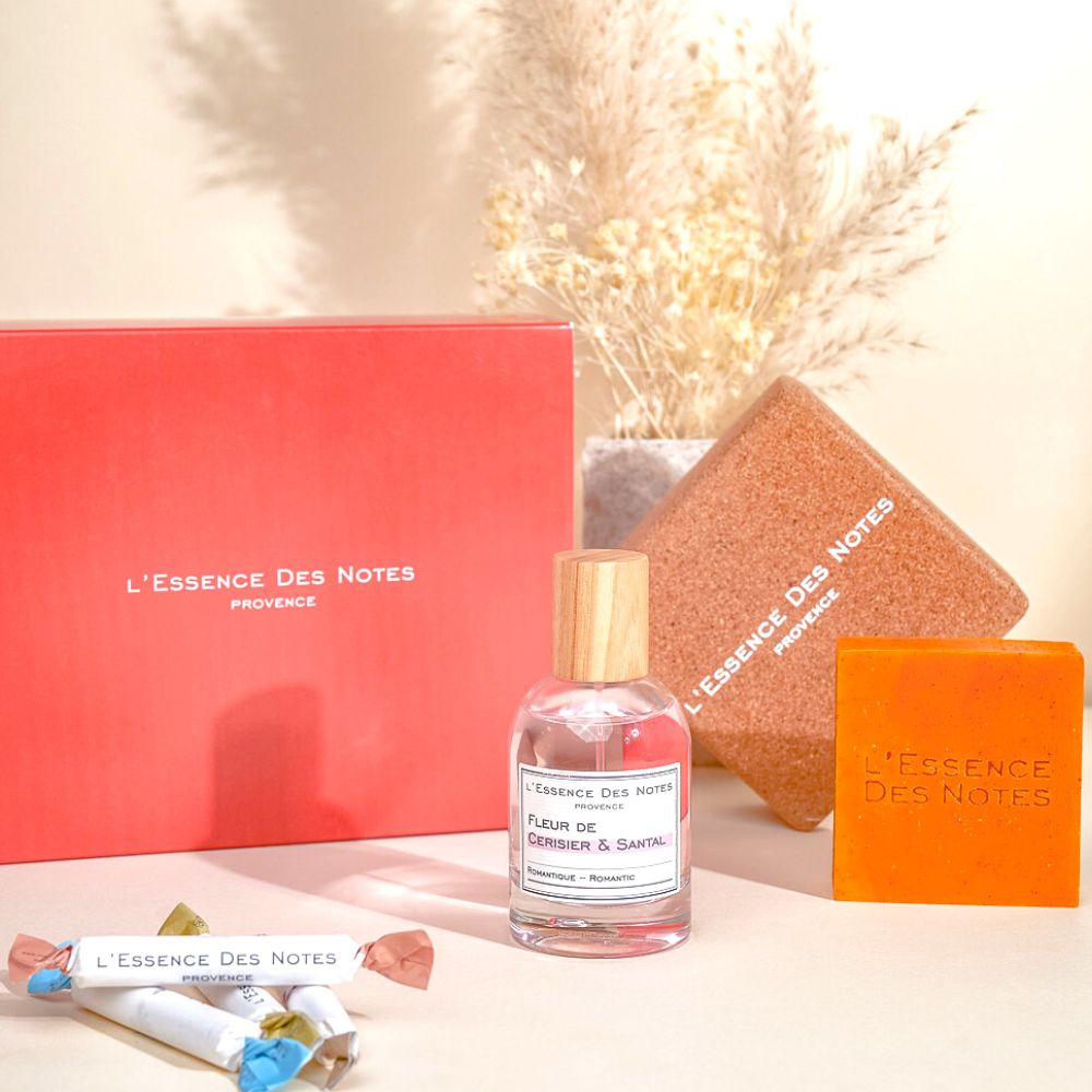 Cherry Blossom & Sandalwood Box + Clay Soap