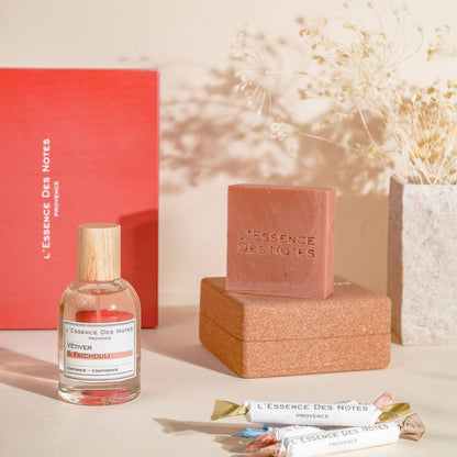 Vetiver &amp; Patchouli + Clay Soap Box